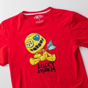 BKYS Lucky Charm Medium‎ Red Short Sleeve T-Shirt